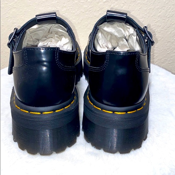 Dr. Martens | Shoes | Dr Martens Bethan Mary Jane Tstrap Black Quads | Poshmark